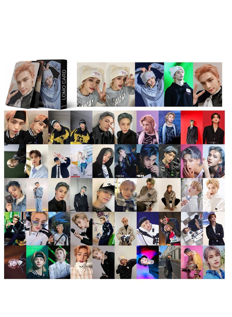 Generic 55Pcs Straykids Member Hyunjin Personal Photo Card  - Image 2
