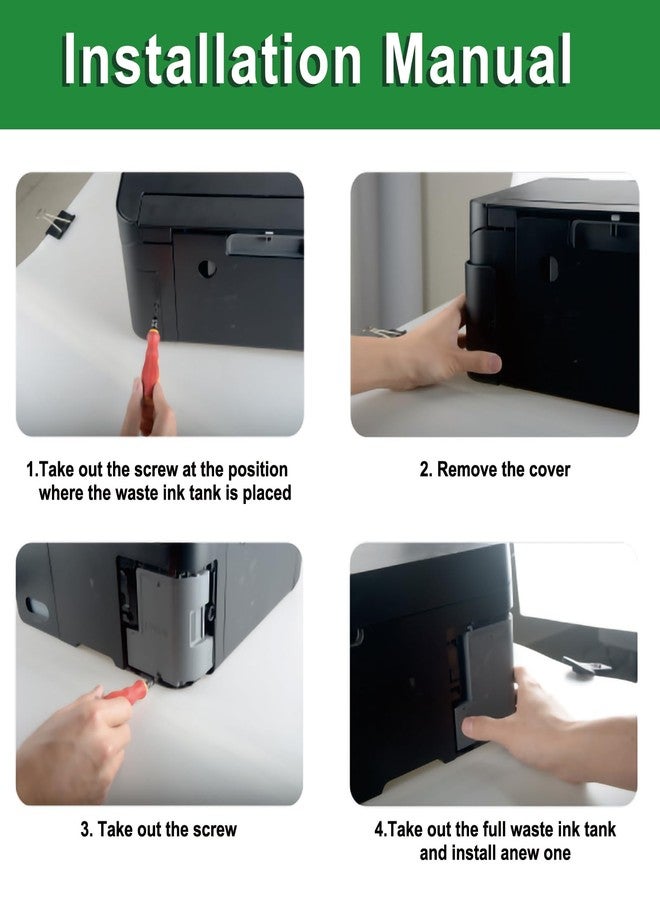 Hallosun T04D1 T04D100 Ink Maintenance Box for Epson EcoTank ET-15000 ET-3760 ET-3750 WF-2860 ET-4760 ET-3850 Printers for TO4D1/TO4D100/EWMB2/04D1 - Image 5