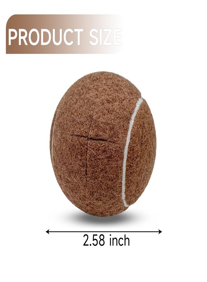 AeloriaStar 12 Pack Walker Tennis Balls - Pre-Cut Tennis Balls for Walker or Furniture Legs, Long Lasting Ski Glides & Pads, Easy Installation, Floor Protectors (Brown) - Image 2