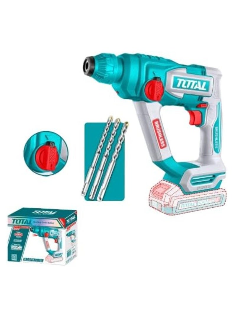 TOTAL 20V Rotary Hammer 18 mm without Battery and Charger Total - Image 2
