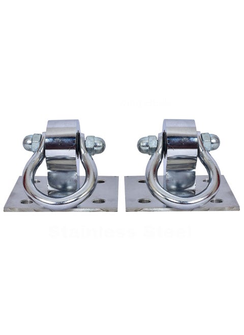 TRENDY CREATION HUB 304 Stainless Steel Ceiling Hooks for Hanging Zulla Punching Bag Hanging Hook with 8 Anchor Bolt Fasteners Suitbale for Hammock Swing Set of 2