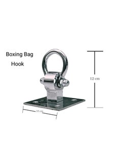 TRENDY CREATION HUB TRENDY CREATION HUB 304 Stainless Steel Ceiling Hooks for Hanging Zulla Punching Bag Hanging Hook with 8 Anchor Bolt Fasteners Suitbale for Hammock Swing Set of 2  - Image 4