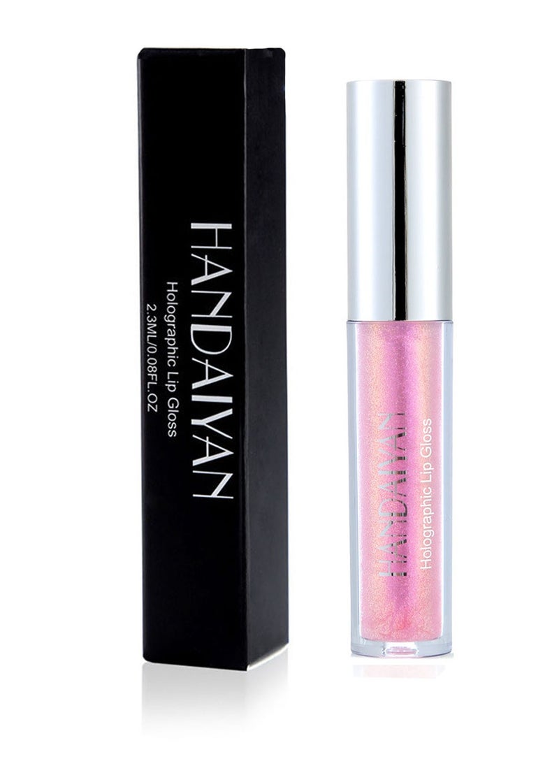 Handaiyan Lip Gloss Plumper Hyaluronic Acid High Shine Super Shine Non-Sticky Color Lips Stain Oil Liquid Lipstick Glaze Glitter Lifter Long Lasting Waterproof Moisturizing for Women Girls  - Image 1