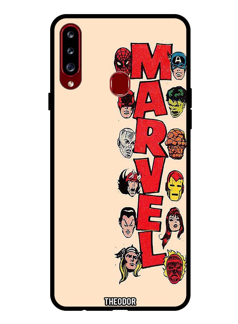 Theodor Protective Case Anti ScratchShockproof Cover For Samsung Galaxy A20S Marevl - Image 1