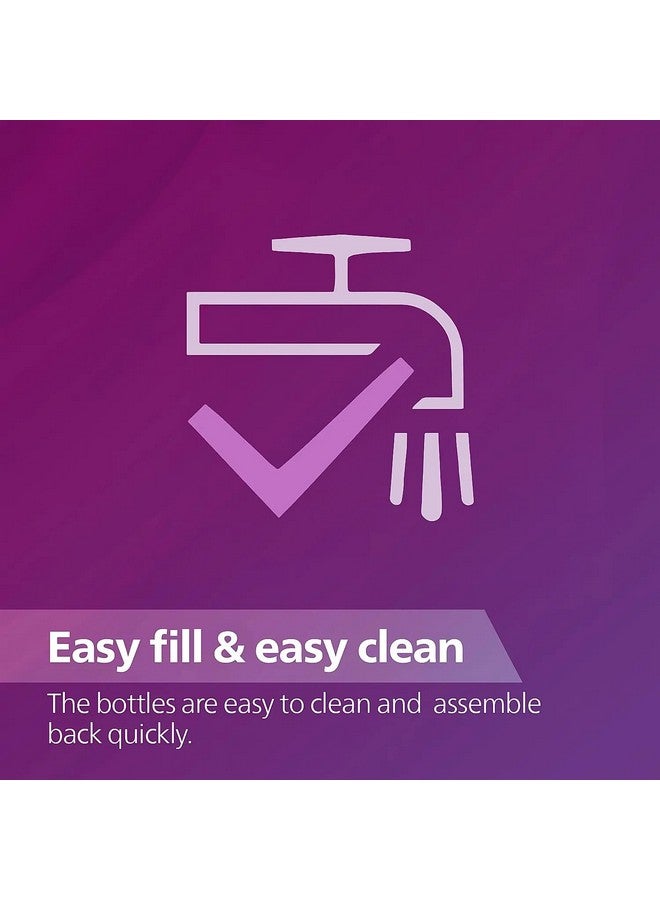 Avent زجاجة تغذية فيليبس أفنت جرو | مضادة للمغص | سهلة التعبئة، سهلة التنظيف | خالية من BPA | مع حلمة تدفق 1M+ | مصنوعة في الهند (250 مل) (بطاريق مع قوقعة بحرية) - Image 5