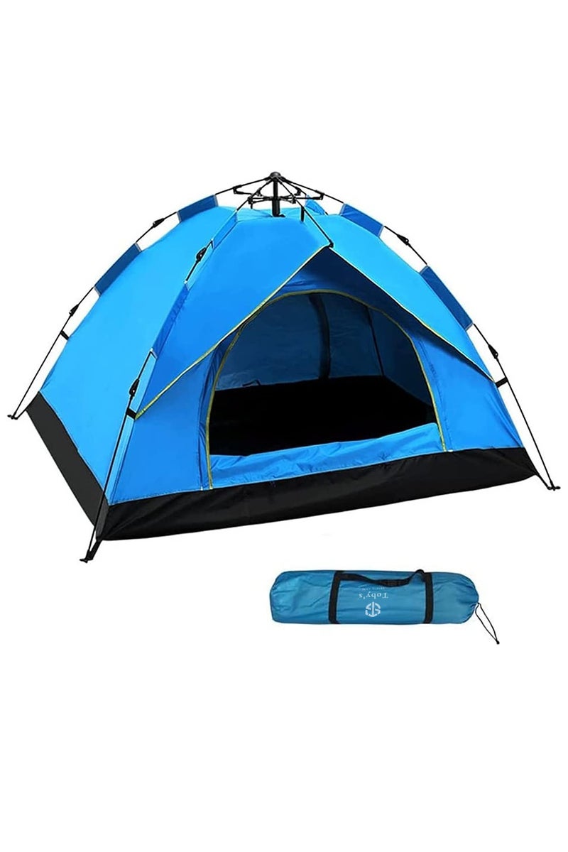 توبيز توبـيـز JSC-42 خيمة قابلة للطي مقاومة للماء، تتسع لـ 2-3 أشخاص، تصميم مقاوم للرياح، سهلة التركيب، مثالية للتخييم، المشي، السفر والأنشطة الخارجية - Image 1