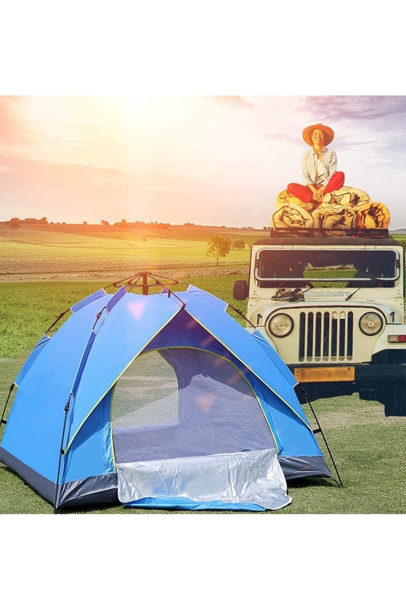 توبيز توبـيـز JSC-42 خيمة قابلة للطي مقاومة للماء، تتسع لـ 2-3 أشخاص، تصميم مقاوم للرياح، سهلة التركيب، مثالية للتخييم، المشي، السفر والأنشطة الخارجية - Image 3