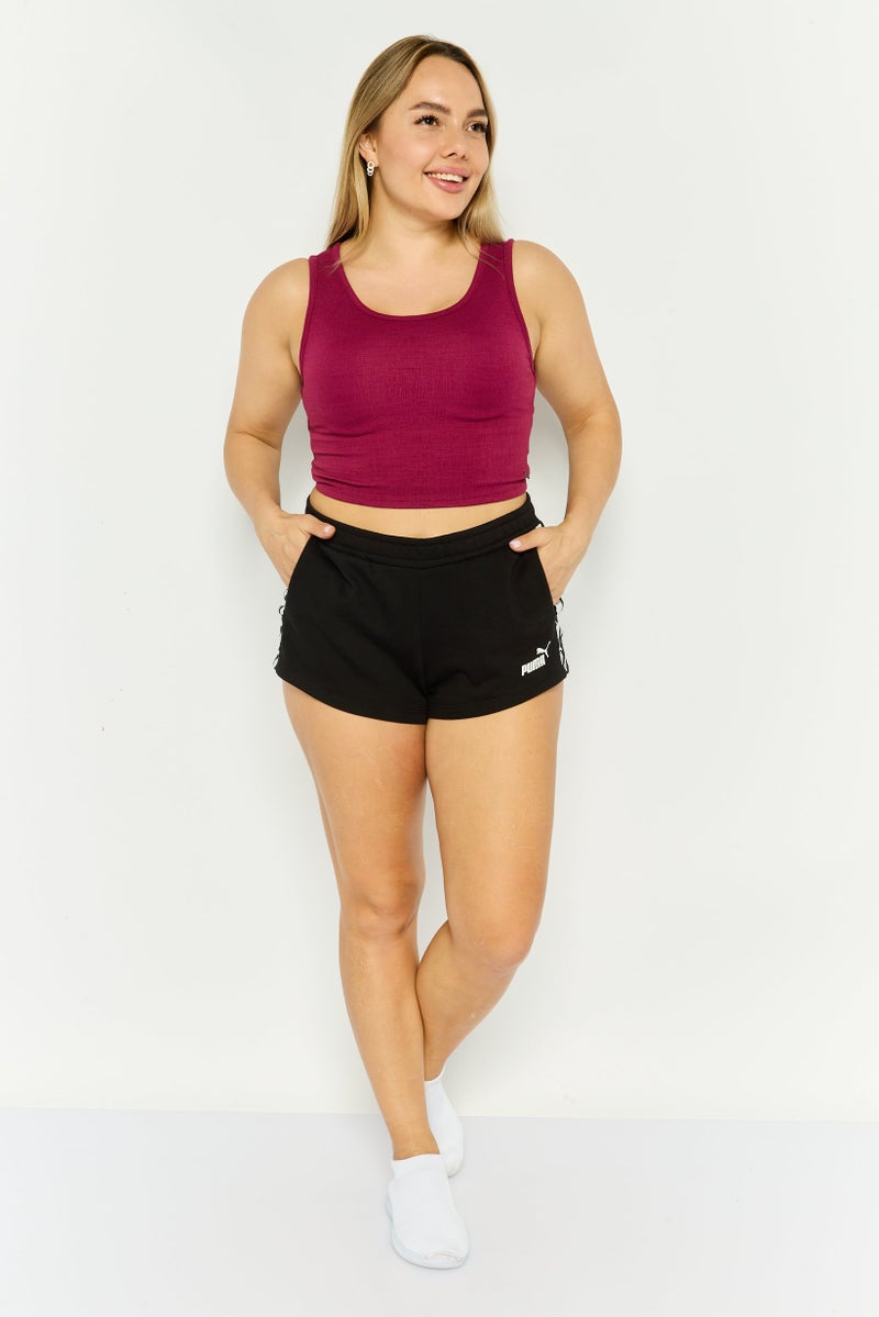 PUMA Women Regular Fit Running Shorts, Black - Image 4
