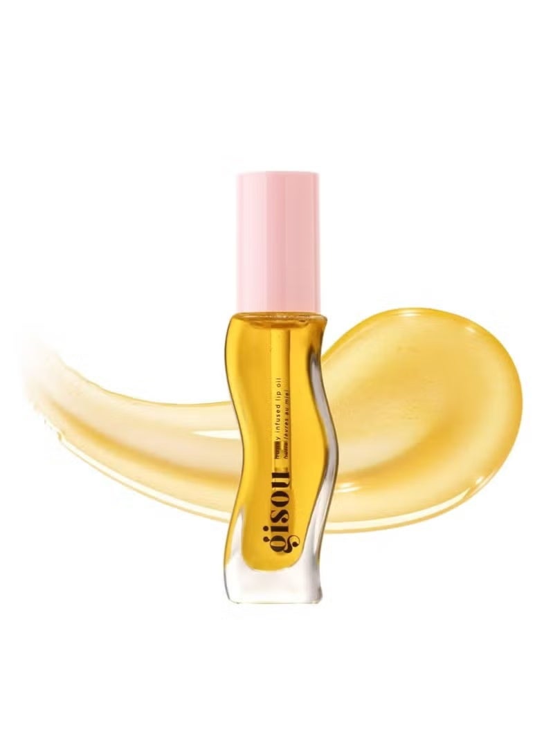 Gisou Honey-infused moisturizing lip oil – high shine and a sheer golden touch, 8 ml - Image 1
