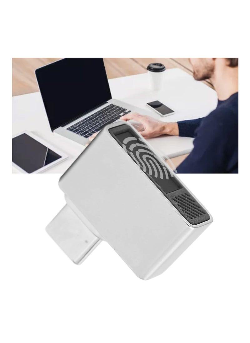 Excefore - Mini USB C Fingerprint Reader for Windows 7,8,10,11, Fingerprint Scanner Support 10 Fingerprints, 0.5s Fast Recognition, Self Learning Algorithm, 360° Touch Speedy Matching - Image 1