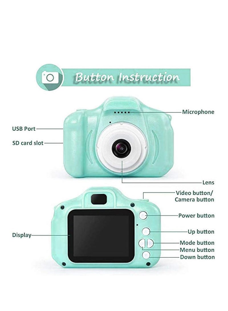 Generic Kids Toy Digital Camera with [ 32 GB Memory Card and Card Reader ] Gifts for Child Boys Girls,Mini Rechargeable Children Shockproof Digital Camcorders  - Image 3