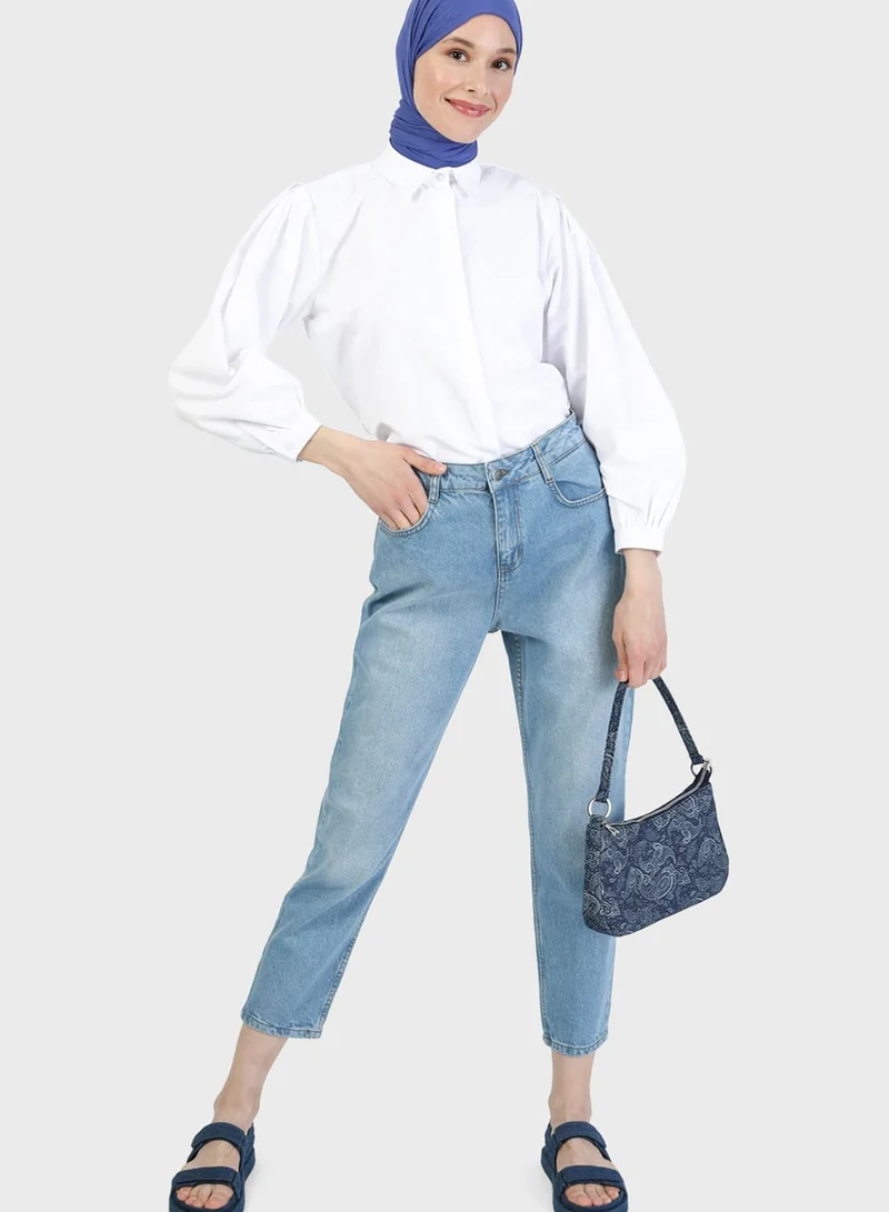 Benin by modanisa High Waist Jeans