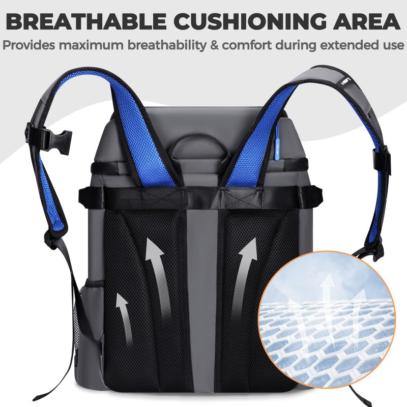 Heytrip Insulated Backpack Cooler 36 Cans, Portable Large Leakproof Waterproof Cooler Bag, 20 Hours Cold Retention for Lunch, Camping, Travel, Beach & Picnic - Image 3