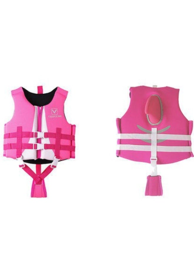 Generic Toddler Swim Vest, Kids Swimming Jacket, Child Floaties Vest wiht Safety Strap, Float Jacket for Girls/Boys on Pool,Beach,Boating, Learn to Swim Aid - Image 1