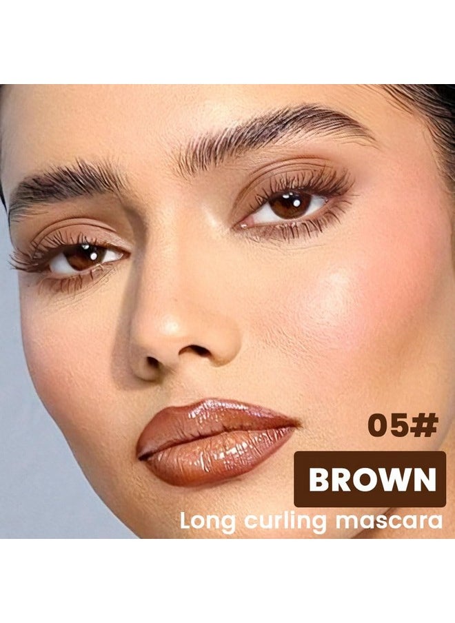AMY'S DIARY - Brown Lash Mascara, Waterproof, Flake & Smudge Resistant, Cruelty-Free, Nourishing Formula (Brown, 1 pc) - Image 1