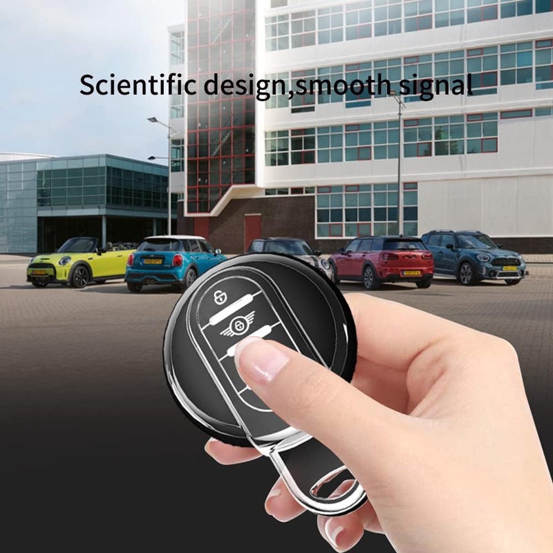 KUNIO Purple Car Key Fob Cover for BMW Mini - Image 3