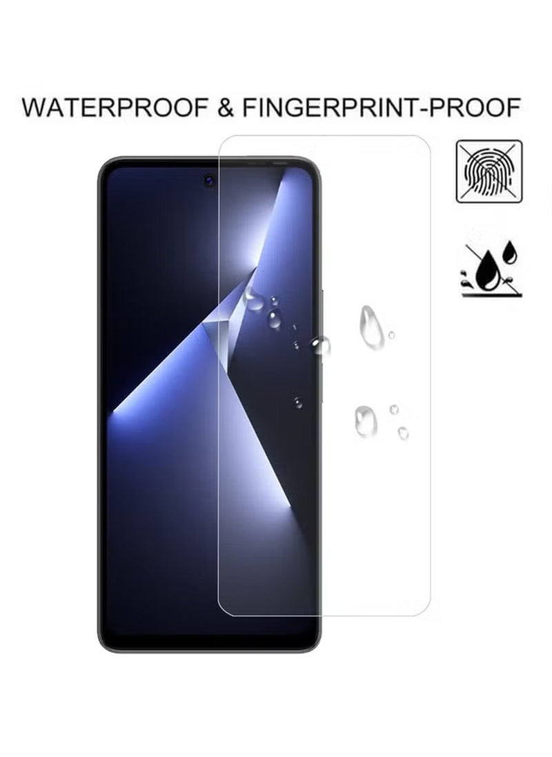 Generic 2 Pack TECNO POVA 5 Screen Protector With Glass Tempered Bubble Free With Anti-Scratch With Anti-Fingerprint With 9H Hardness 2.5D Curved Edge Screen Protection  - Image 3