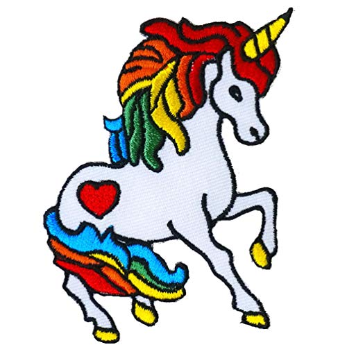 Graphic Dust Unicorn Iron on Patch Applique Cartoon Cute Horse Fantasy Backpack Jacket Clothing - Image 3