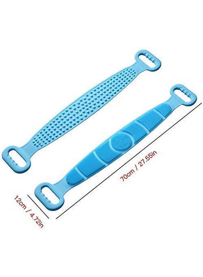 Gnanex Multipurpose Silicone Western Bathing Brush Washer for Dead Skin Removal Body Scrubber Belt - Image 3
