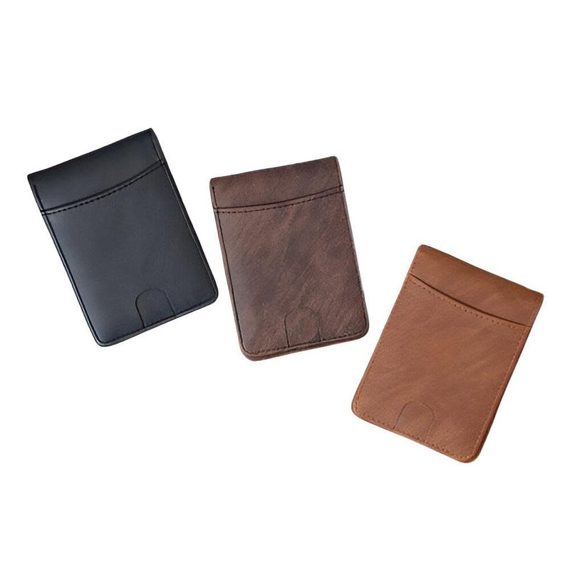 Compact Wallet - Handheld Short Folding Wallet, Waterproof PU Leather Card Holder for Men, Fashionable Pocket Money Purse and Card Organizer, Slim, Secure, Durable Everyday Carry (3PCS) - Image 1