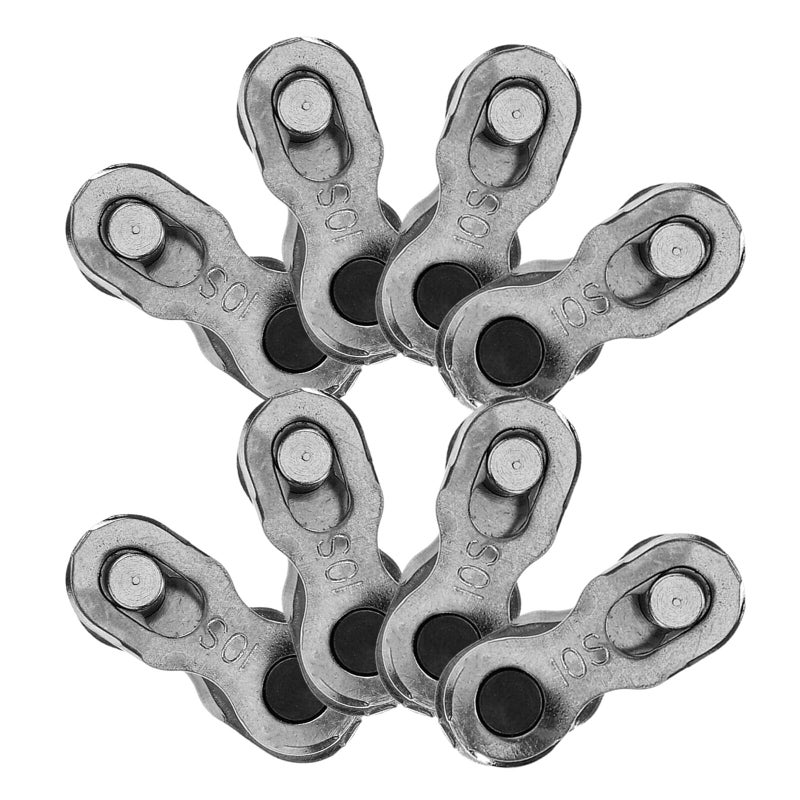 8 Pcs Alloy 10 Speed Bike Chain Connector Links for Mountain Road Bicycle Maintenance - Image 2
