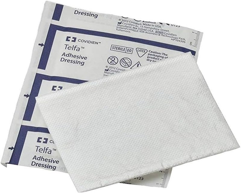 Kendall وسادات تيلفا غير لاصقة مع لاصق 3 × 4100 من كيندال هيلث كير كوفيدين - Image 2