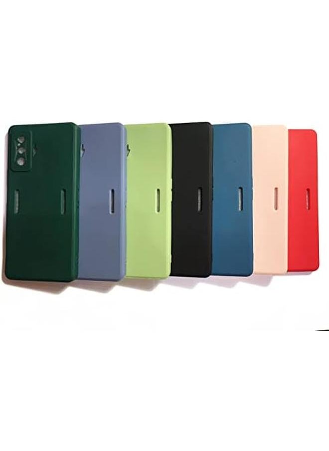 Soft Flexible Soft Matte Finish Tpu Soft Fur Lining Case Cover Compatible With Xiaomi Poco F4 GT Screen Size 6.67 Inch Black