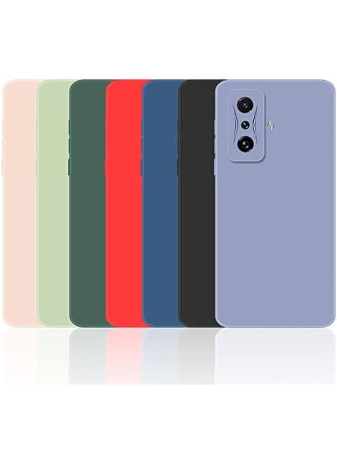 Soft Flexible Soft Matte Finish Tpu Soft Fur Lining Case Cover Compatible With Xiaomi Poco F4 GT Screen Size 6.67 Inch Black