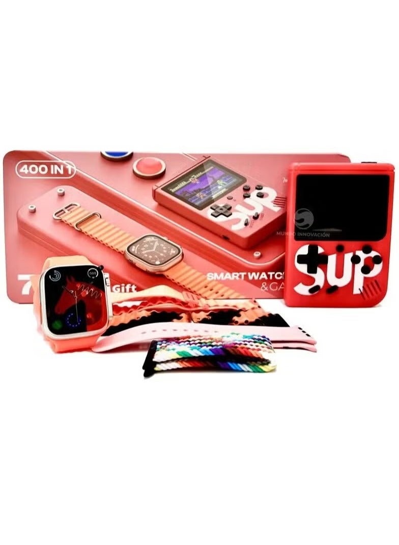 SUP Smart Watch & Game Box K3-Combo – All-In-One Smartwatch and Portable Gaming Console, Fitness Tracker, Heart Rate Monitor, 1.69-Inch HD Screen, Game Box with Built-In Games, Multi-Function, Ideal for Fitness, Gaming, and Everyday Use - Image 1