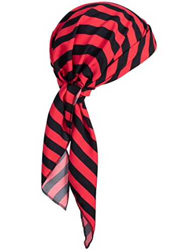Irtysh Pirat Open Design Skirt Dress Pirate Head Scarf Hat Pirate Bandana Accessories Cosplay Costume For Men Women(red+black L) - Image 4