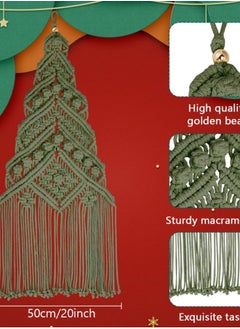Antikiano Macrame Christmas tree piece  - Image 4