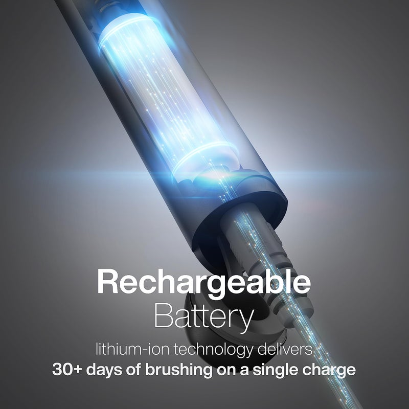 Aquasonic Icon ADA-Accepted Rechargeable Toothbrush | Magnetic Holder & Slim Travel Case | 2 Brushing Modes & Smart Timers | Gentle Micro-Vibrations (Stone) - Image 5