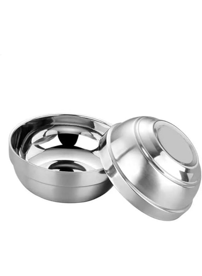SOFIA Refrigeration Stainless Steel Bowl Set 12cm, Double Wall Insulated Small Bowl, Dip Bowl (10pcs) - Image 1