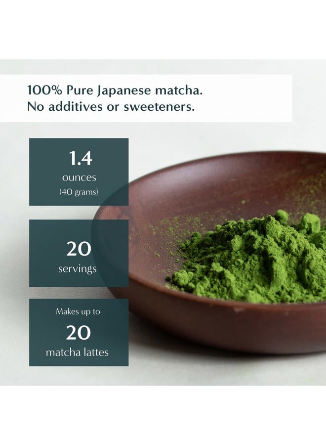 Naoki Matcha Organic All Purpose Blend - Authentic Japanese Culinary Grade Matcha Green Tea Powder from Japan (40g / 1.4oz) - Image 2
