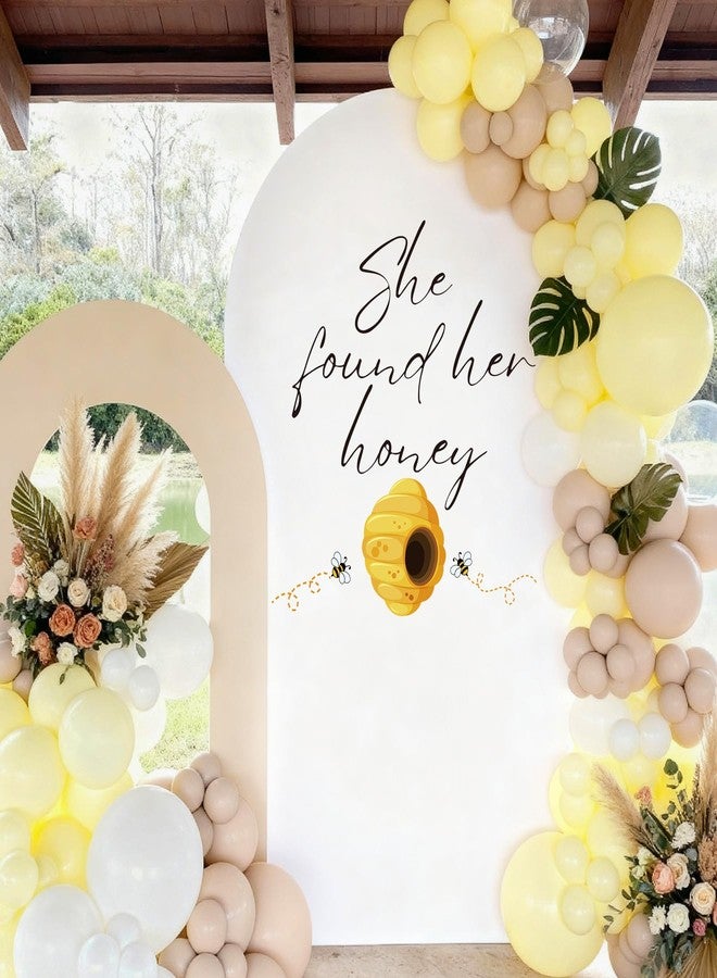 Dvehdbay She Found Her Honey Bridal Shower - She Found Her Honey Decal for Backdrop Balloons Arch, Bee Theme Bridal Shower Decoration, Wedding Shower Decorations Sticker, Wedding Engagement Party Decoration - Image 1