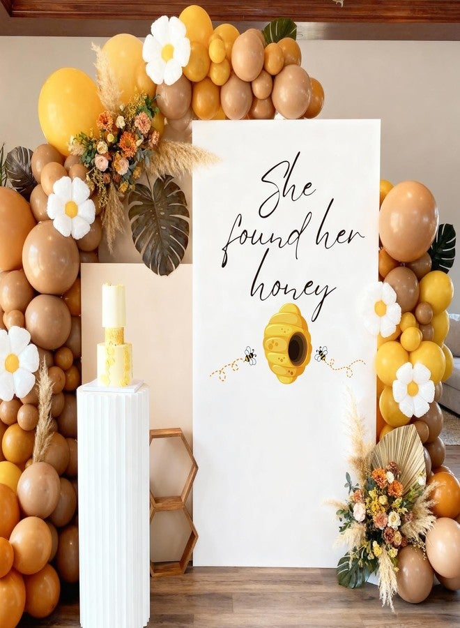 Dvehdbay She Found Her Honey Bridal Shower - She Found Her Honey Decal for Backdrop Balloons Arch, Bee Theme Bridal Shower Decoration, Wedding Shower Decorations Sticker, Wedding Engagement Party Decoration - Image 2