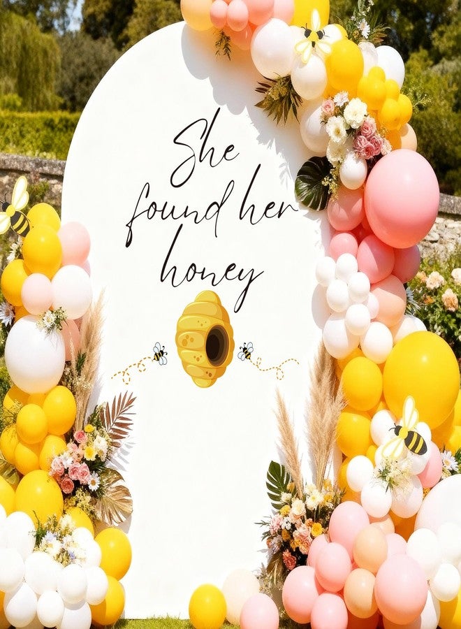 Dvehdbay She Found Her Honey Bridal Shower - She Found Her Honey Decal for Backdrop Balloons Arch, Bee Theme Bridal Shower Decoration, Wedding Shower Decorations Sticker, Wedding Engagement Party Decoration - Image 4