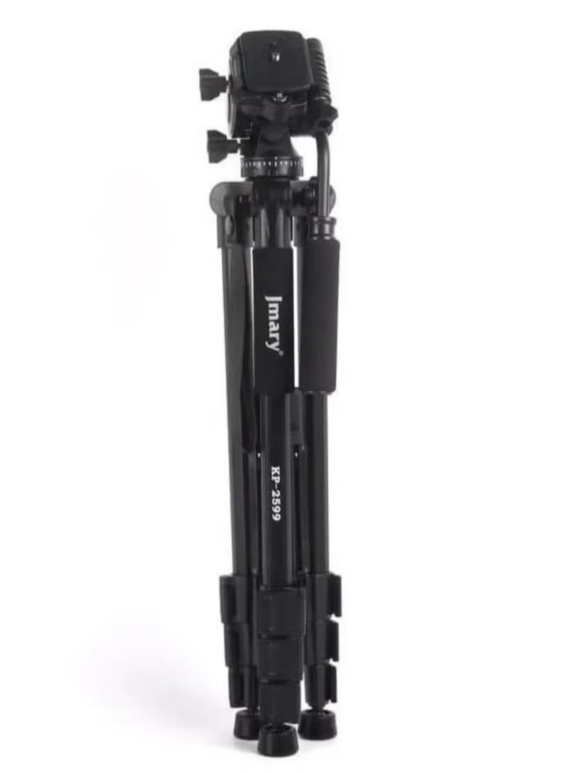Jmary Jmary KP2599 Professional Aluminium Alloy Fluid Head Monopod Stand Video Camera Tripod - Image 3