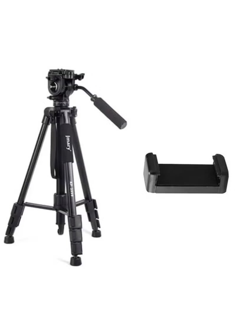Jmary Jmary KP2599 Professional Aluminium Alloy Fluid Head Monopod Stand Video Camera Tripod - Image 4