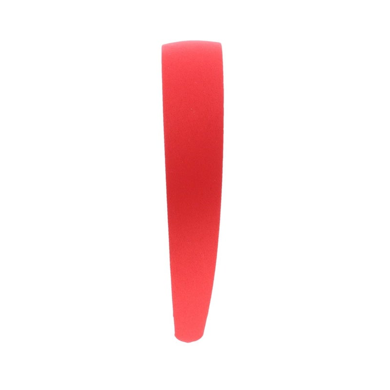 Motique Accessories 1 inch Satin Headband for Women and Girls - Red - Image 2