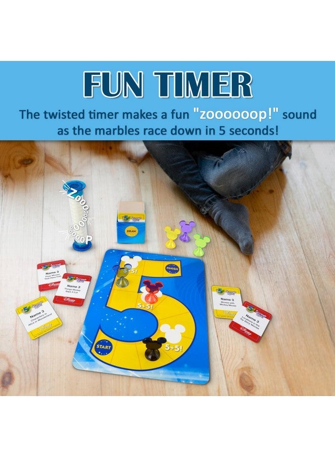 5 Second Rule Disney Edition - Fun Family Game About Your Favorite Disney Characters - Ages 6+ - Image 5
