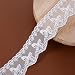 Zyghjort White Lace Ribbon 16 5 Yards Bow Eyelet Lace Trim Vintage Sewing Lac for DIY Crafts Scrapbooking Gift Wrapping Wedding Dress Bouquet Decoration - Image 2