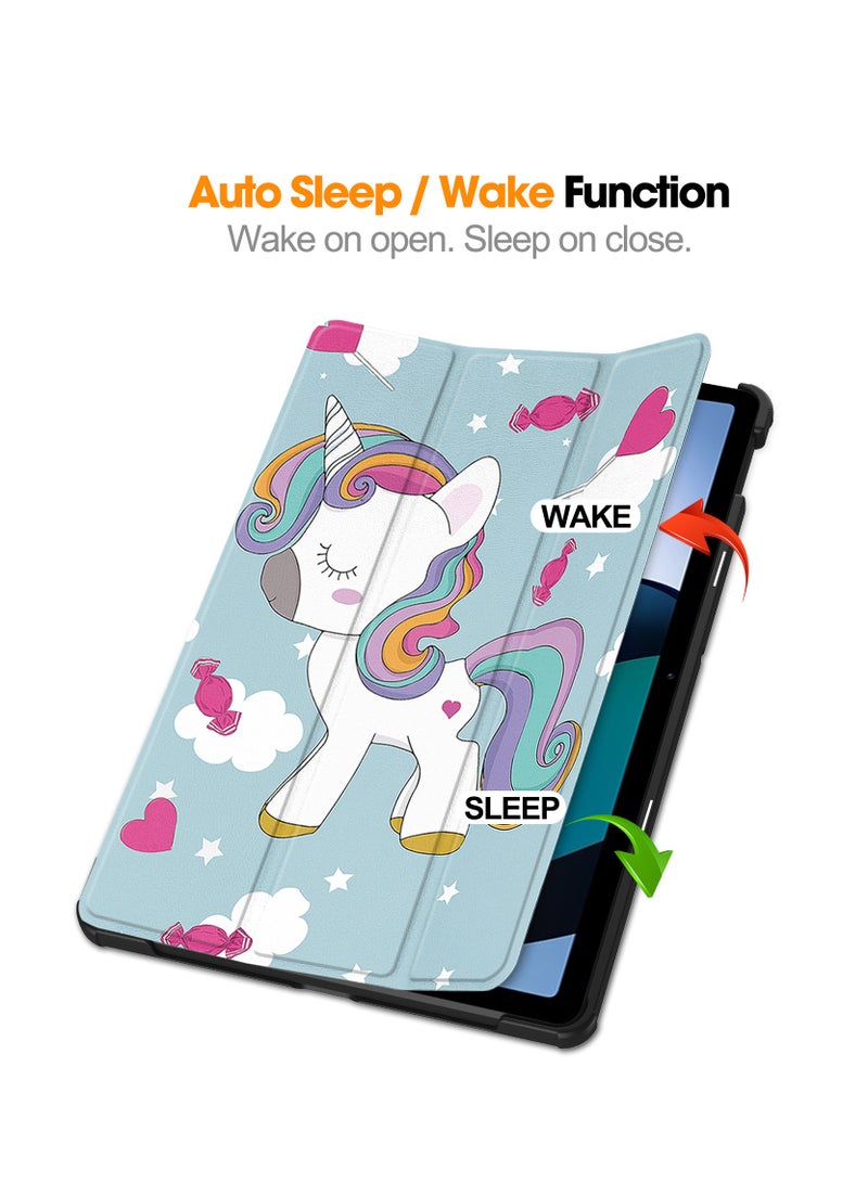 Case For Xiaomi Redmi Pad SE 11 Multi-Viewing Angles All New PU Leather Smart Cover with Auto Sleep Wake Feature Slim Flip Shell Case for Redmi Pad 11 - Image 2