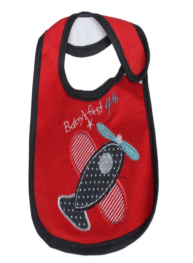 BABIES BLOOM Newborn Baby Cotton Waterproof Baby Feeding/Saliva Bib (Aeroplane) - Image 2