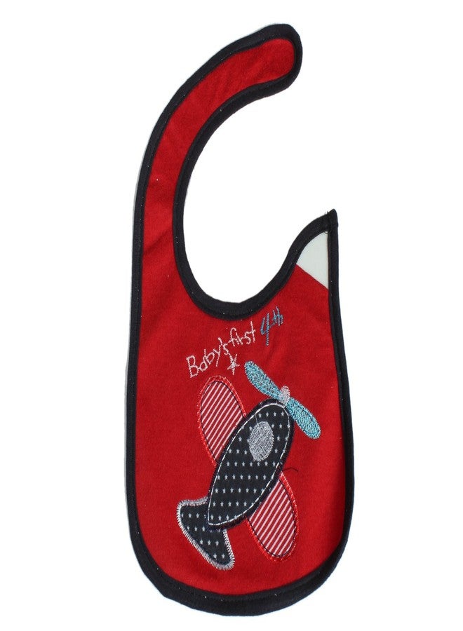 BABIES BLOOM Newborn Baby Cotton Waterproof Baby Feeding/Saliva Bib (Aeroplane) - Image 1