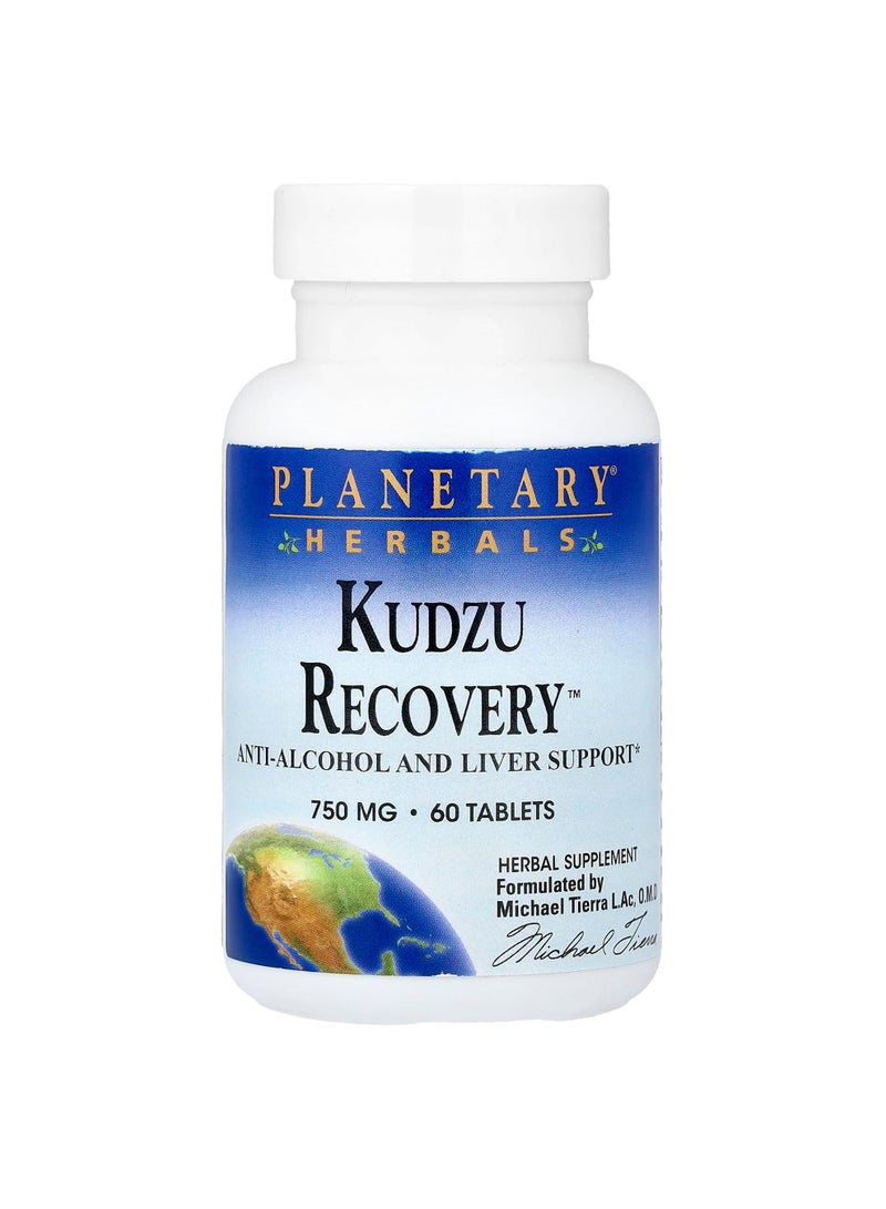 PLANETARY HERBALS Kudzu Recovery, 60 Tablets
