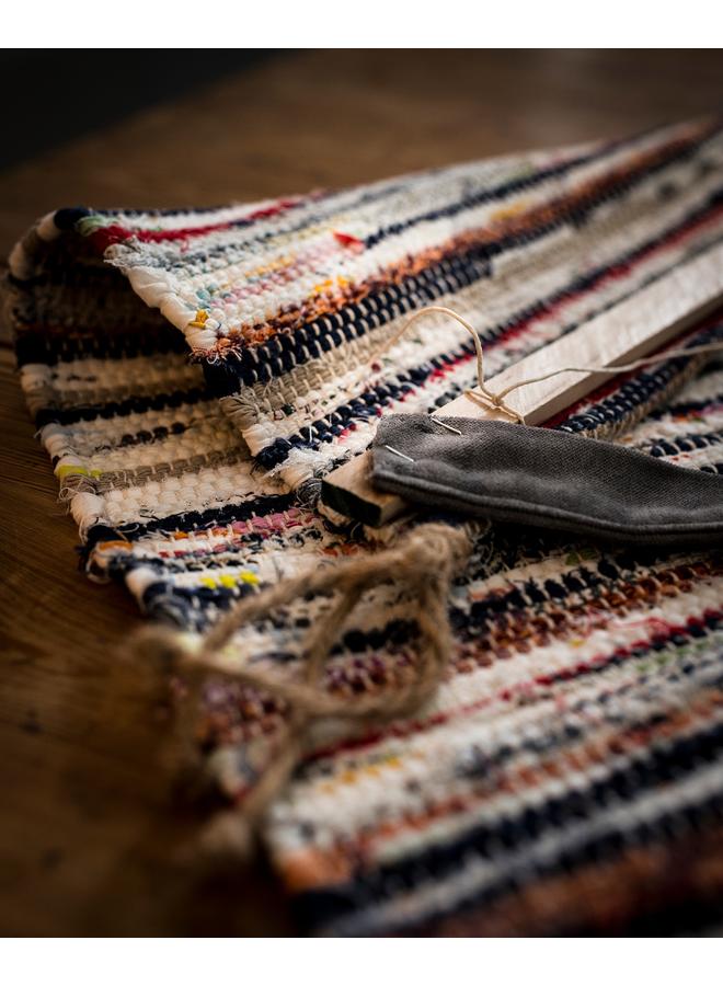 Zaboon Rug, flatwoven, assorted colours, 60x90 cm - Image 5