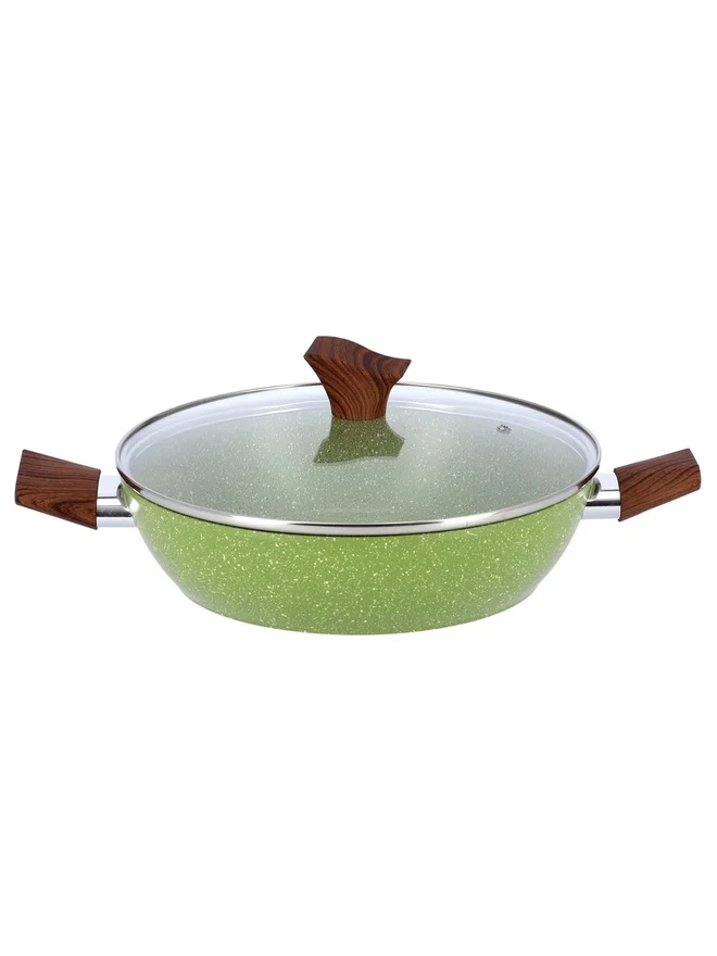 رويال فورد طقم أواني طهي من الألومنيوم المطروق  قطعة بطلاء رخامي