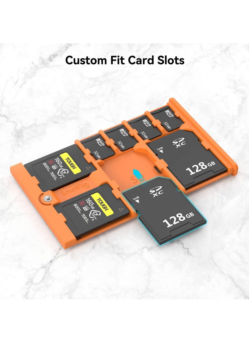 SD Card Storage Case, Memory Card Protective Holder with 8 Slots for 2 SD Cards, 2 CFexpress Type-A Cards and 4 TF Cards for Photography Enthusiasts, 4107 - Image 3
