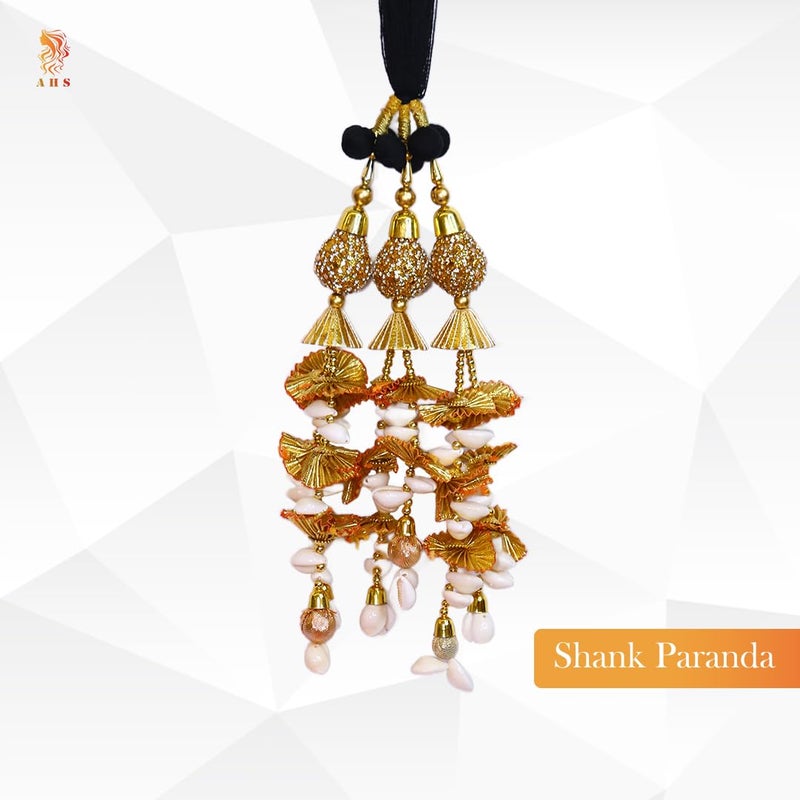 AHS Parnada Jewelry Hair Accessory Braid Tassels Hair Extension | Shahi Patiala Paranda Punjabi Traditional for Women | Ethnic Bridal Festival Hair Jewelry - Image 5